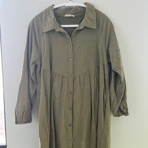LIKE NEW Babydoll New In Shirt Dress